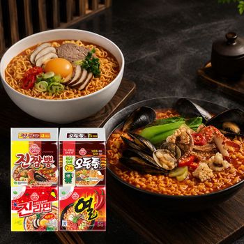 오뚜기 라면 맵부심 세트 총 38개입 (진라면 매운맛 10 + 열라면 10 + 진짬뽕 8 +..[36148392]