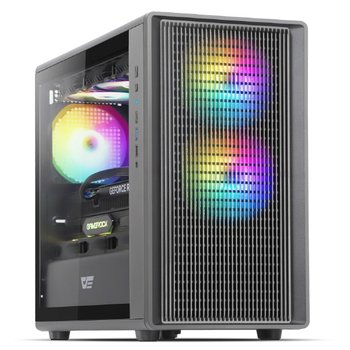 darkFlash DB460M MESH RGB 미니타워 케이스 블랙