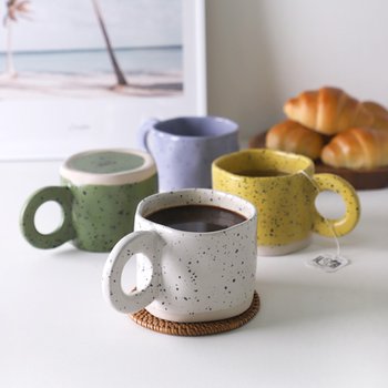 크런치 홈카페 점박이 머그컵 300ml 4color 1p