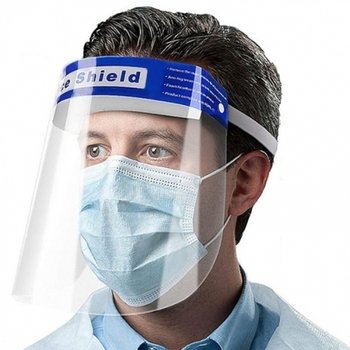 성인용 비말차단 안면보호마스크 투명마스크 투명 페이스쉴드 코로나19 안면마스크