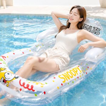 스누피 쇼파 튜브 에어 라운지 워터 해먹 물놀이 어린이 성인