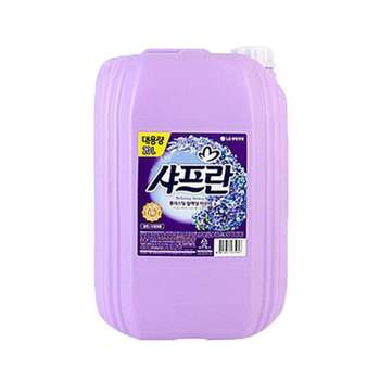 샤프란 섬유유연제 퍼플 대용량 업소용 20L 식당용 가정용