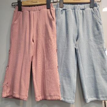 치크 DP01 리본이 귀여운 와이드바지  CKTM2582G (S41117184)