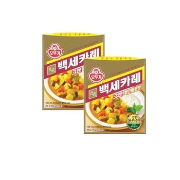 [오뚜기] 3분 백세카레 약간 매운맛 200g 6개