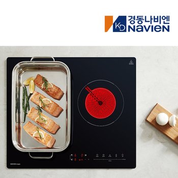 나비엔매직 3구 전기렌지 하이라이트 하이브리드 플렉스존 인덕션 쿡탑 레인지 라디언트(2403)