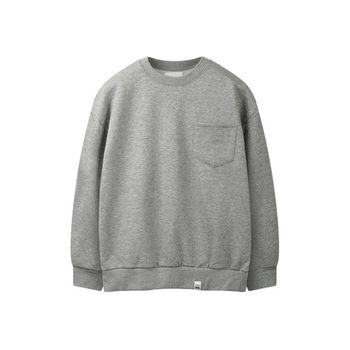 오버핏 기모 포켓 맨투맨 7600 ITDC1022_P345902098