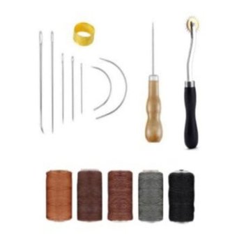 가죽공예 수선 기본도구 세트 DIY 키트 재료 마킹휠 송곳 룰렛 가죽수선 가죽실