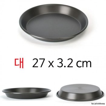 튼튼한 JTYS0212 경질 피자팬 파이팬 대 27x3.2cm 1p