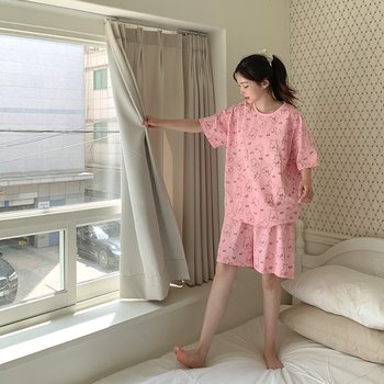 [공구우먼] [제작] 마일디 파자마 세트 70437 빅사이즈 여성홈웨어