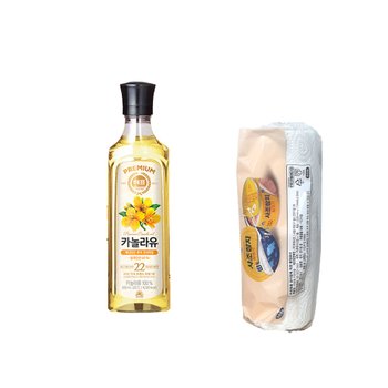 사조 카놀라유 500ml 10개+키친타올 1개