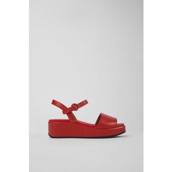 [해외] 캠퍼 레드 스트랩 플랫폼 샌들 Misia / K200564-030 RED