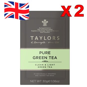 2박스 20개입 테일러오브해로게이트 퓨어 그린티 티백,Taylors Pure Green Tea