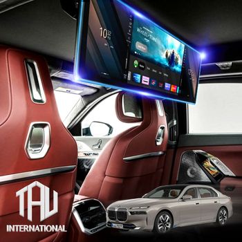 타우 BMW 7시리즈(G70) 리어 시네마 모니터 강화유리 액정보호필름