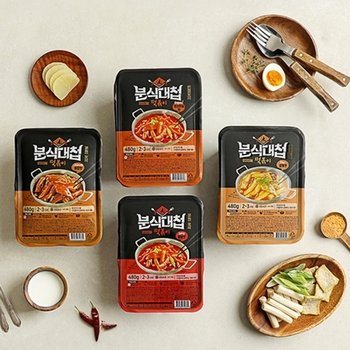 분식대첩 떵봉 오리지널맛 480g x 4팩