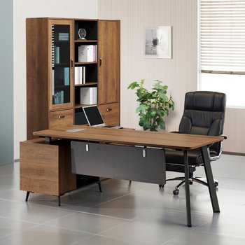 퍼니럭스리빙 에디션 모던중역 502 사이드 책상세트 우형