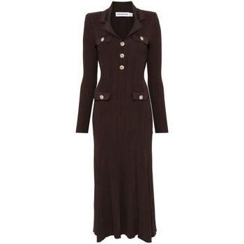 25SS 셀프 포트레이트 미디 원피스 RS25038MBRBROWN DOM 131696952