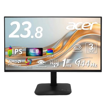 [해외] 에이서 모니터 23.8인치 IPS 풀HD 144Hz 1ms VRB 논글레어 sRGB 99% FreeSync 블