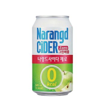 나랑드사이다 제로 캔 345ml 24입 그린애플[35799235]