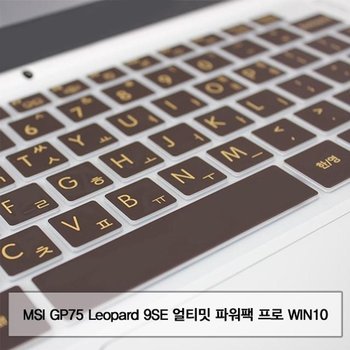 MSI GP75 Leopard 9SE 얼티밋 파워팩 프로 말싸미키스킨