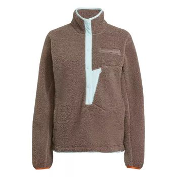 하이 플리스 풀오버 스셔츠 여성 146229428