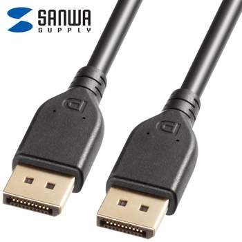 (SANWA) CF84UC64 VESA DP40 인증 DisplayPort v2.1 니터 케이블 2M
