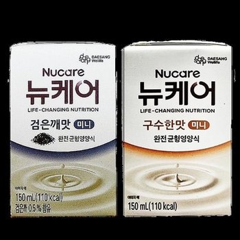 뉴케어 미니 구수한맛 150ml(24입)+미니 고소한검은깨 150ml(24입)