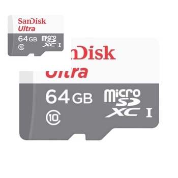 샌디스크 울트라 마이크로SD카드 64GB 블랙박스sd카드 카메라메모리