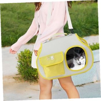 애견가방 댕냥이랑반려동물이동가방(옐로우)반려견산책가방 애견이동가방 강아지가방