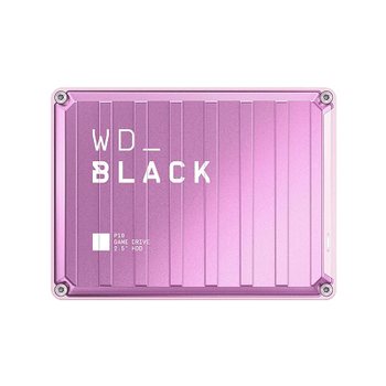 [해외] 웨스턴디지털 WD_BLACK P10 4TB 포터블 HDD 핑크 USB 3.2 Gen1 / PS4, Xbox One 호환 / 3년 보증