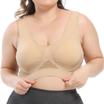 빅브래지어 FULX7535 심리스 큰컵브라 빅사이즈 브라탑 큰브라