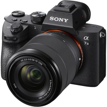 [해외] 소니 미러리스 일안 α7 III 줌 렌즈 킷 FE 28-70mm F3.5-5.6 OSS ILCE-7M3K, 블랙