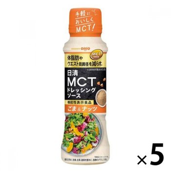 [해외] 日?오일 日?MCT드레싱 소스 깨&너트 190ml 1세트(5개)
