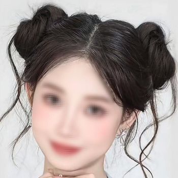 곱창가발 올림머리 똥머리 아이돌 업스타일 2p 아이돌