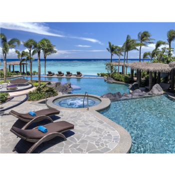 [BP특가][성인2아동2전용][저녁출발/에어텔]괌 두짓타니 디럭스오션프론트룸 3박5일 호텔조식/버거타코런치1세트/카레라쇼/두짓플레이스30바우처/레이트체크아웃  PGA424LJNF