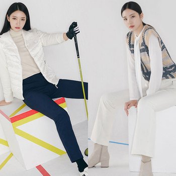 커터앤벅 여성 더블레이어 트윌 기모팬츠_C2WPT3W