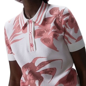 제이린드버그 여성용 반팔 니트 비스코스 골프웨어 패션 셔츠 HEDD...