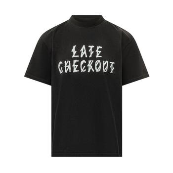 [해외] 26FW 44레이블 반팔 티셔츠 B0030669FA706 P816 BLACK HOTEL DIRTY WHITE