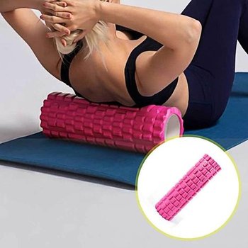 [MEN4M43R_53EA]롤러 미니폼 EVA 돌기형 폼 핑크 테스폼