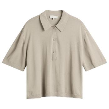 STEL 여성 STEL knit polo top Cashew