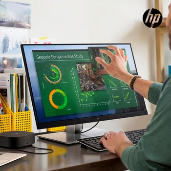 HP 24인치 상업용 교육용 컴퓨터 의료 제조업 생산 라인 약국 키오스크 터치 모니터