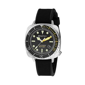 [해외] 독일 브리스톤 시계 BRISTON 블랙 Diver Pro Automatic 워치 20644.S.DP.34.RB 스트랩. 1483757