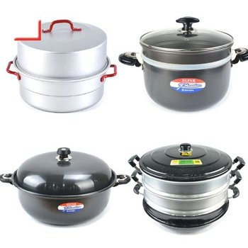 대용량 2단 알루미늄 찜통 경질찜솥 36호(채반1개) (WFK9OAE)