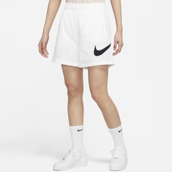 국내매장 나이키 에센셜 여성 하이라이즈 우븐 반바지 화이트 DM6740-100