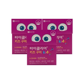 종근당건강 아이클리어 키즈 구미 4g x 60구미 x 3박스