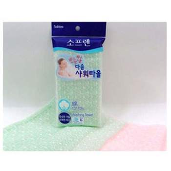 다솜 O2I2G8I6 샤워타올 1P 색상랜덤 긴샤워타월 목욕타올