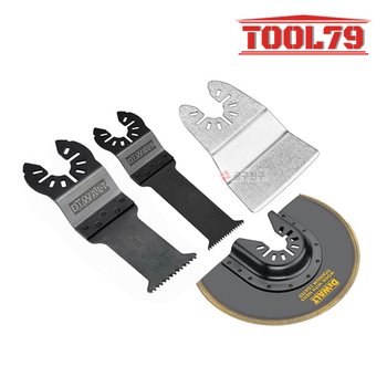 디월트 DWA4216 멀티커터날 4종 세트 (5PCS) 목재 철재 PVC 만능컷터날 4206 4205 4217 4213