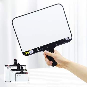 손잡이 양면 화이트보드 정답판 미니보드 21x28CM 문구/사무용품