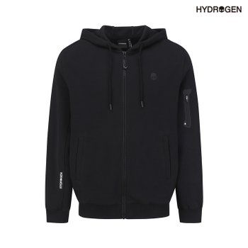 [AK분당점] [하이드로겐] 남성 특양면 트레이닝자켓 H11D1FT301_BK