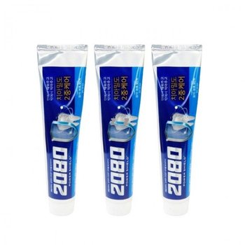 2080 HJVS9380 파워쉴드 플러스 블루 더블민트 140g 3개입 치약 충치예방 치아건강 구강관리 구
