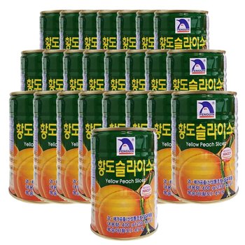 펭귄 황도 슬라이스 400g x 24개